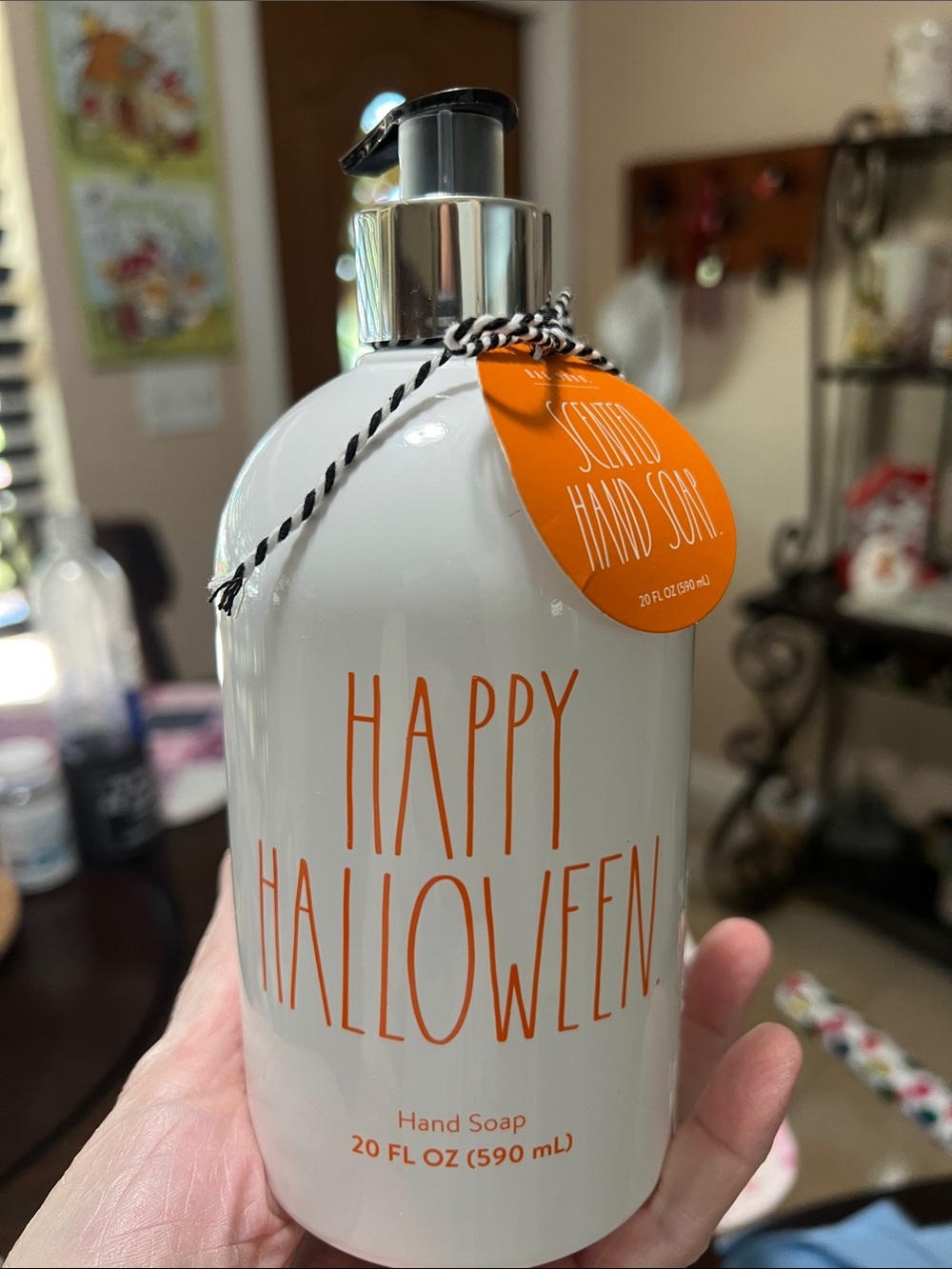 New Rae Dunn Happy Halloween Hand Soap - pumpkin pie - Picture 3 of 3